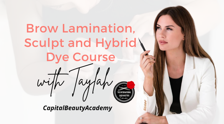 Brow Lamination, Sculpt and Hybrid Dye Workshop Sunshine Coast - Small Group