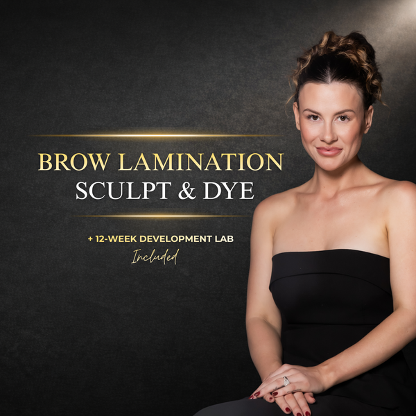 Brow Lamination, Sculpture + Hybrid Dye Certification (Online)