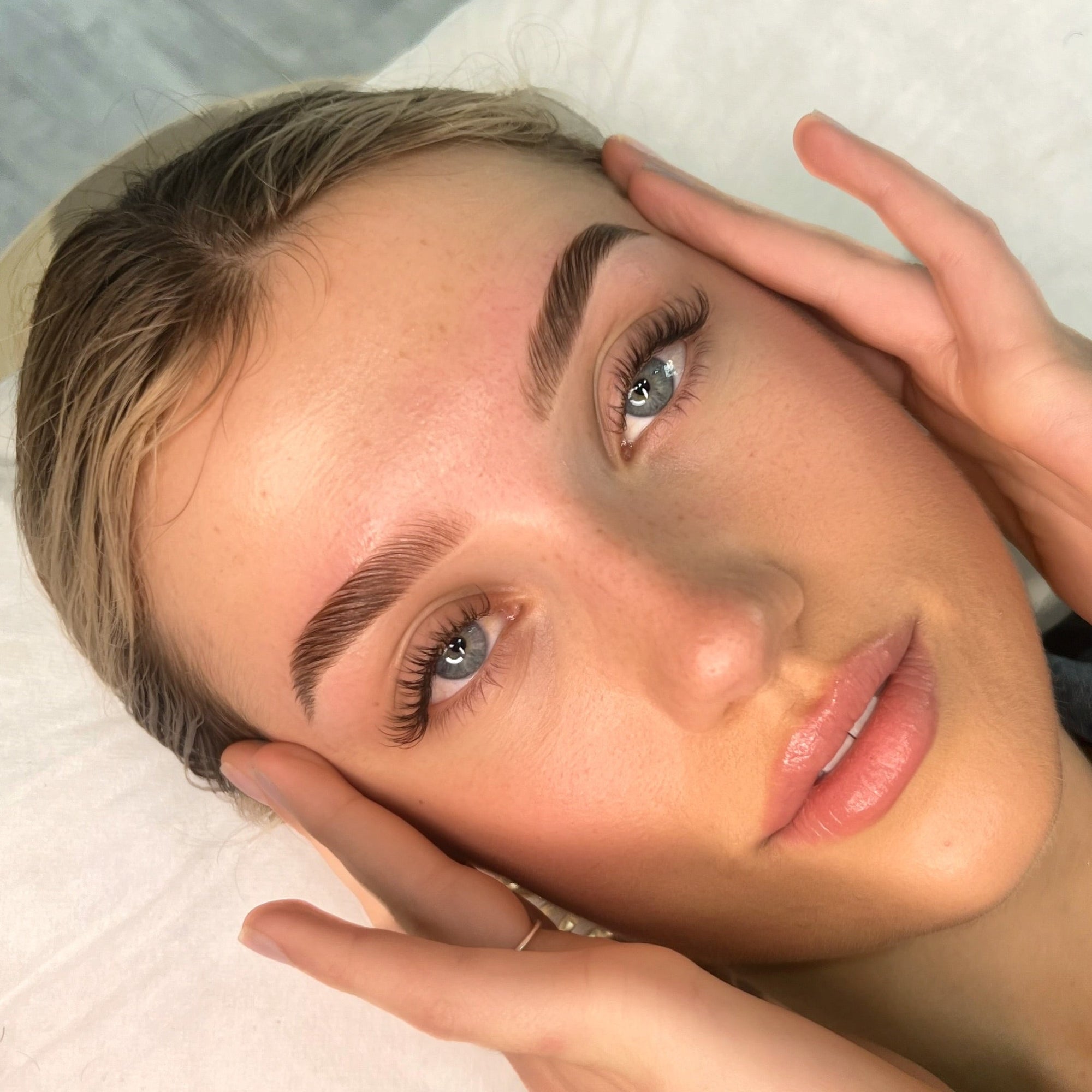 Brow Lamination, sculpture and hybrid dye after capital beauty buderim