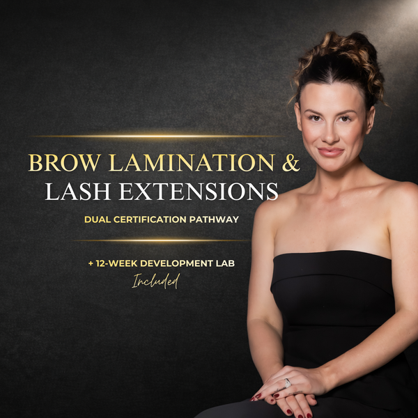 Lash Extensions, Brow Lamination, Sculpture & Hybrid Dye Dual Certification (Online)