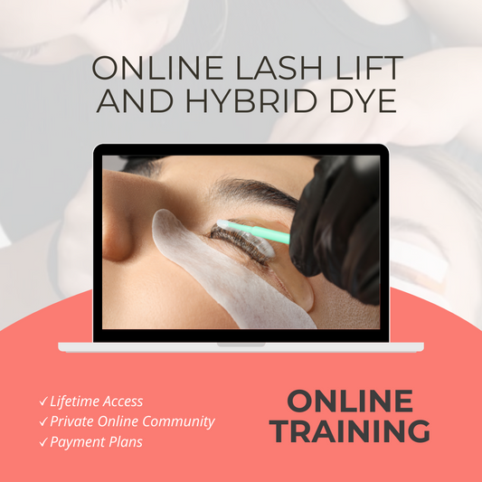 Online Lash Lift & Hybrid Dye Course ($350 Starter Kit Included)