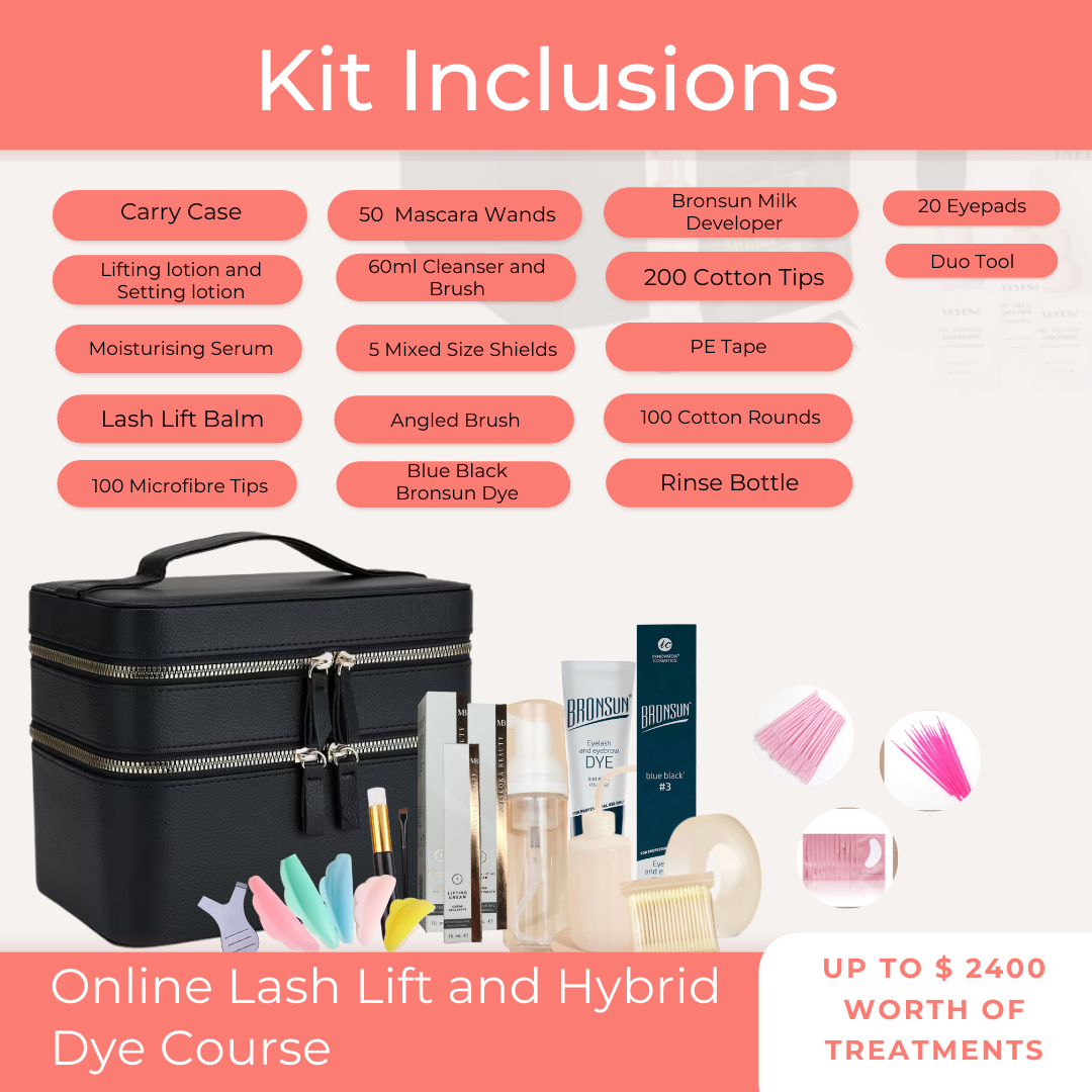 Online Lash Lift & Hybrid Dye Course ($350 Starter Kit Included)