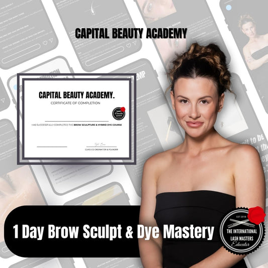 Eyebrow Sculpture and Hybrid Dye Mastery (In-Person)