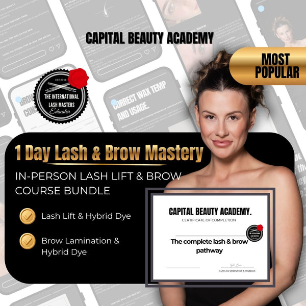 2 Day Lash Lift & Brow Lamination Duel Certification - Immersive training. High-demand services.