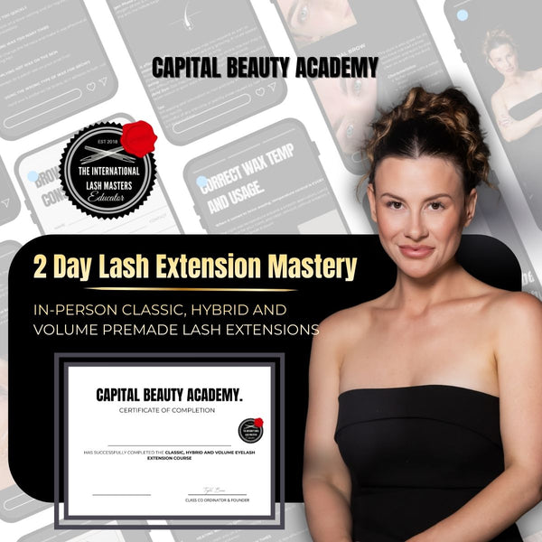 2 Day Lash Extension Certification - Studio-based training. Industry standard.