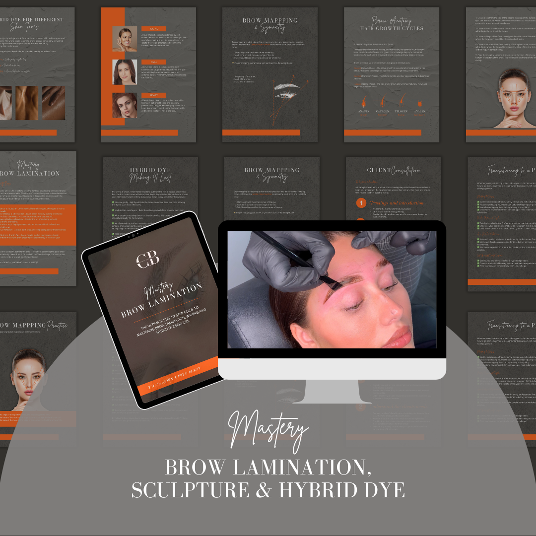 Brow Mastery - Lamination, Sculpt/ Wax and Hybrid Dye Online Course