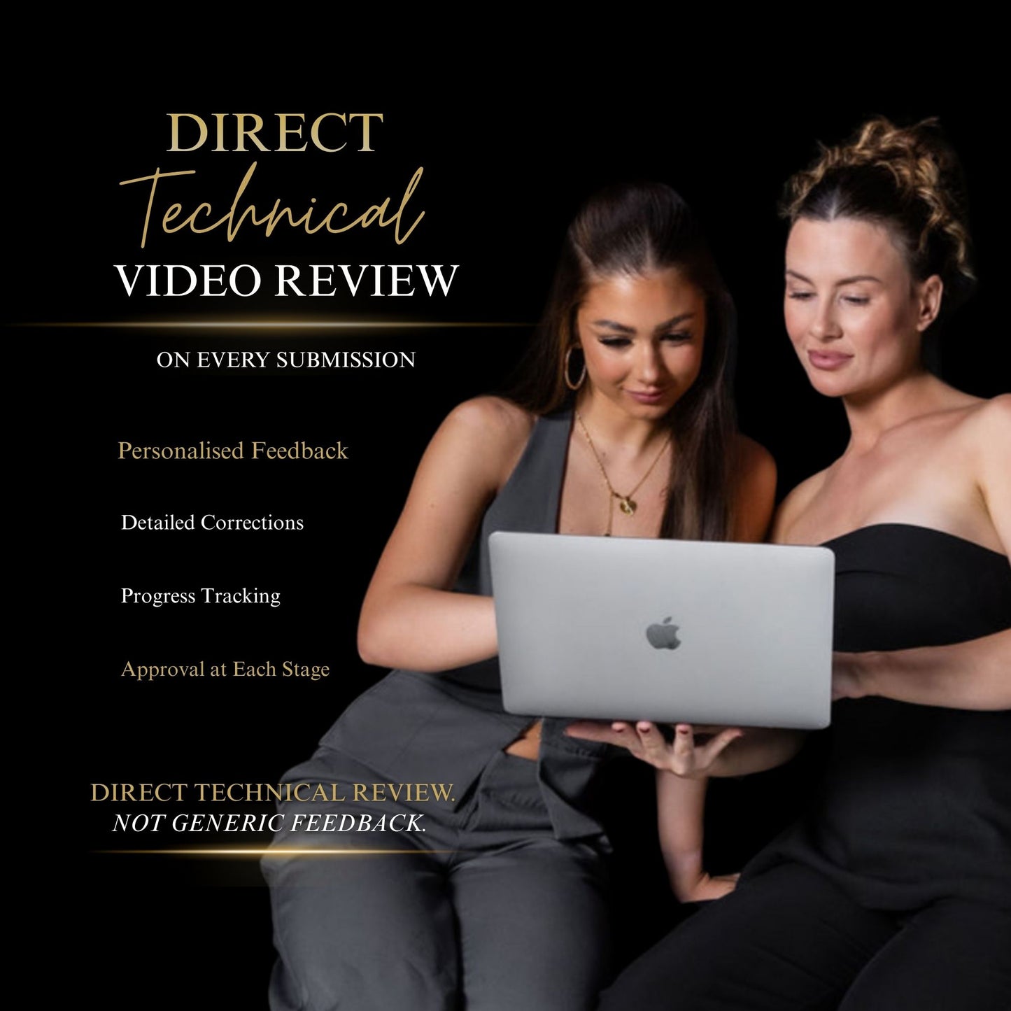 Online training course, two woman learning beauty courses