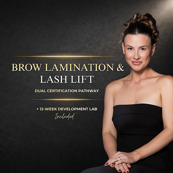 Lash Lift, Brow Lamination, Sculpture & Hybrid Dye Dual Certification (Online)