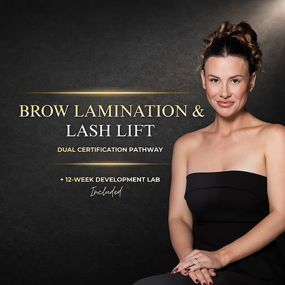 Lash Lift, Brow Lamination, Sculpture & Hybrid Dye Dual Certification (Online)