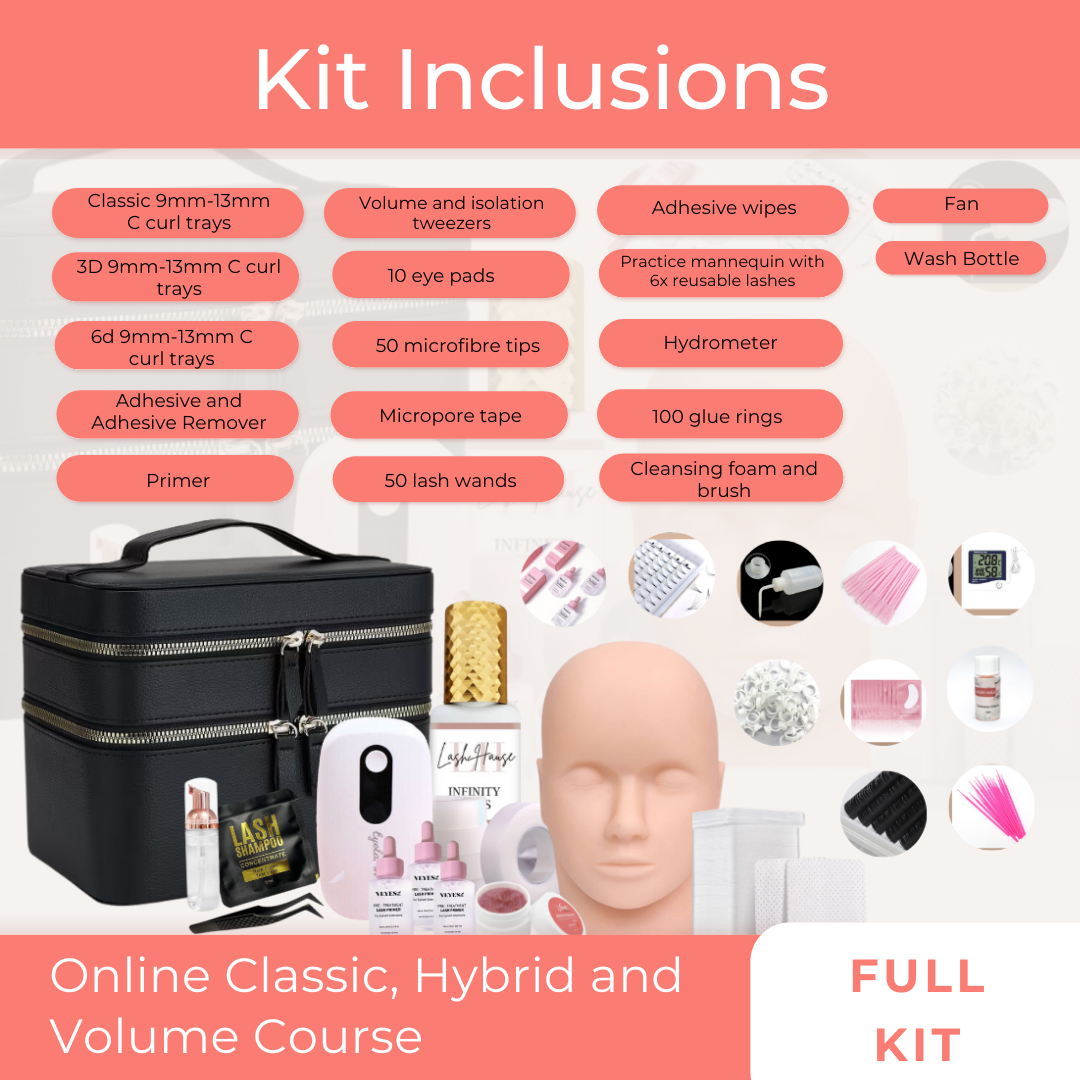 Online Classic, Hybrid and Volume Course ($500 Starter Kit Included)